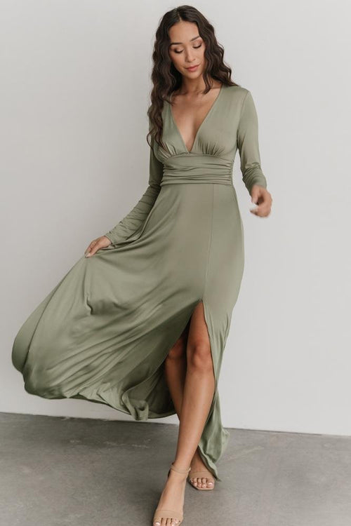 Arianna Maxi Dress, Hunter Green