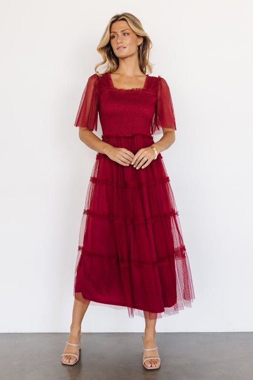 Evermore 3/4 Sleeve Tiered Maxi Dress – HASHTAG DNA