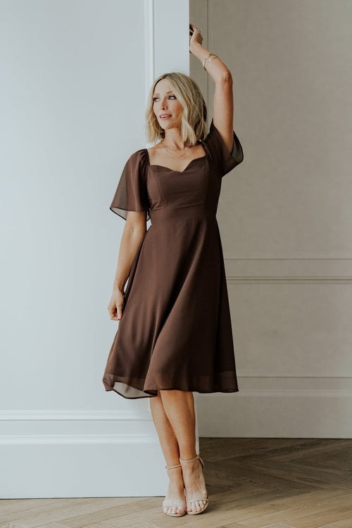 Cantine Dress - Toasted Terracotta - CM18EHW79EX