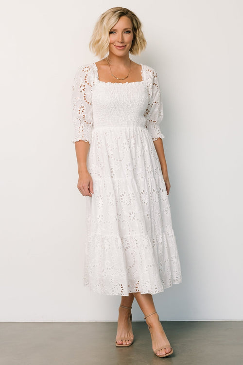 Odetta lace shop midi dress