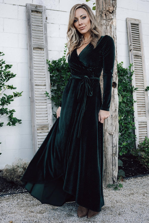 Velvet clearance rib dress