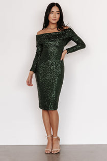 Emerald Sequin Charlotte Dress curated on LTK