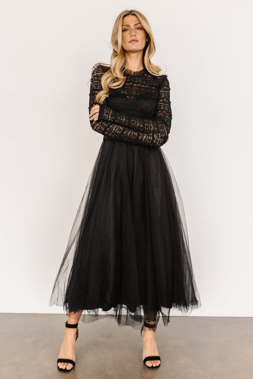 Maxi Tulle Skirt in Black - Milk Shop - Ottawa, Canada