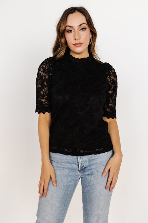 Elegant Lace Top by Zara