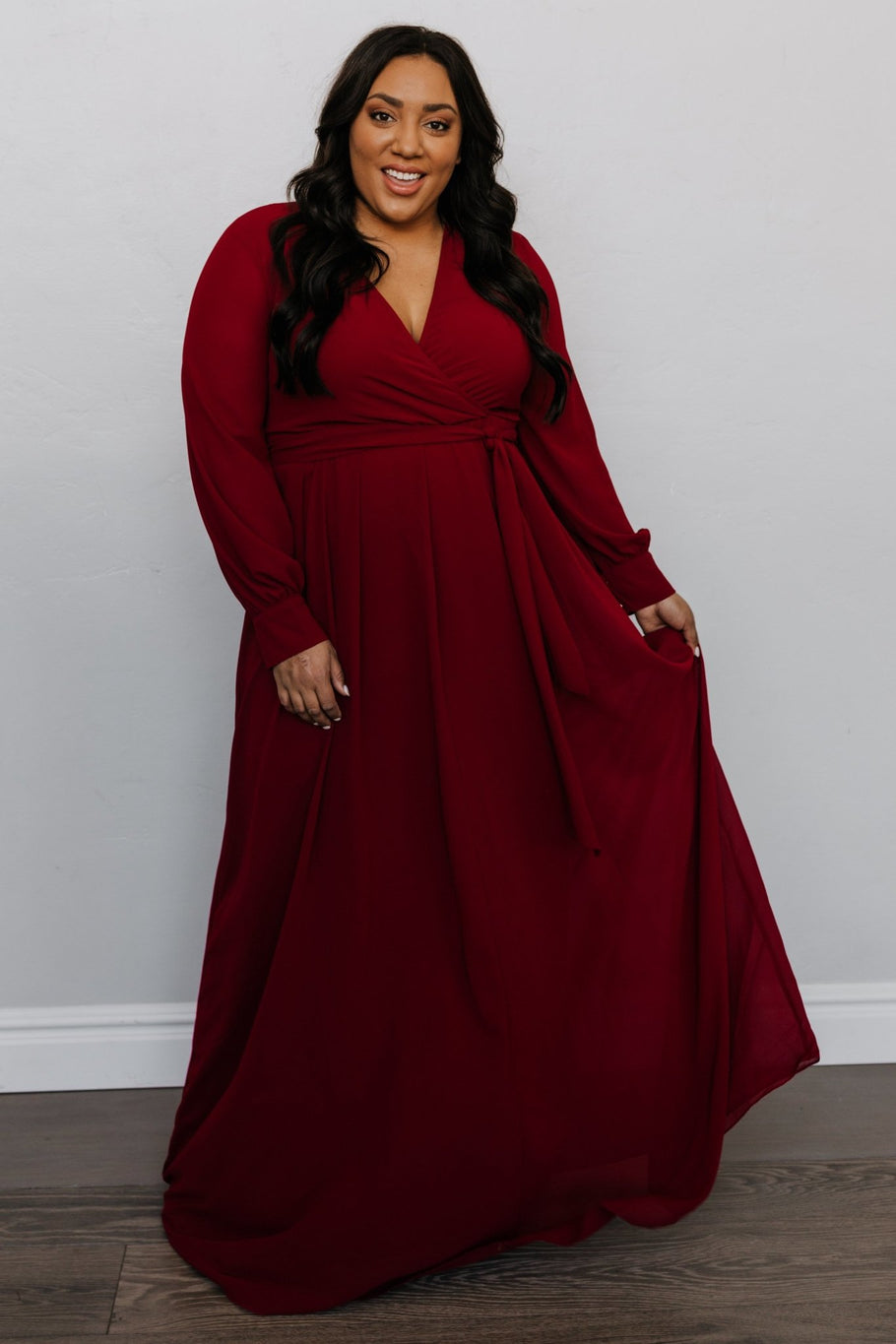 Lydia Maxi Dress | Burgundy | Baltic Born