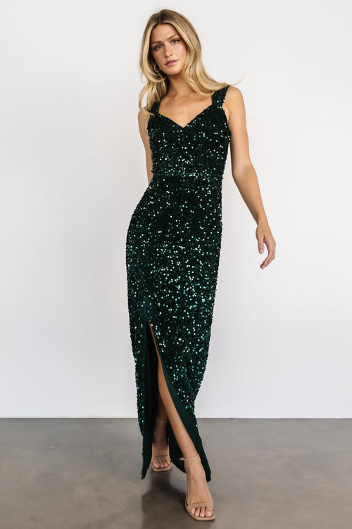 Sequin Rose Gold Baltic Midi | Dress Born Madi |