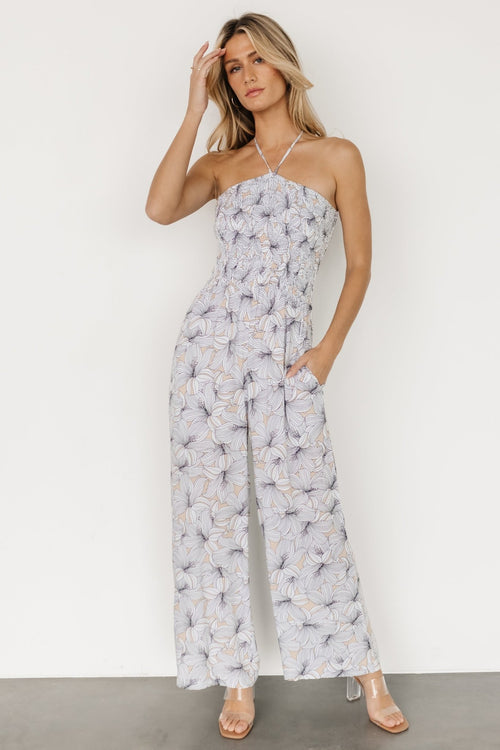 Spring and Summer Sleeveless Floral Print Pants Suit – Bennys