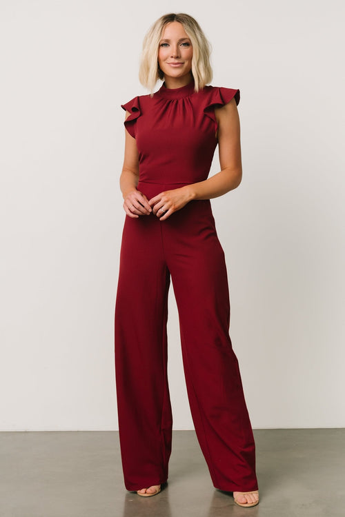 Evra Ruffle Jumpsuit – Lauriebelles