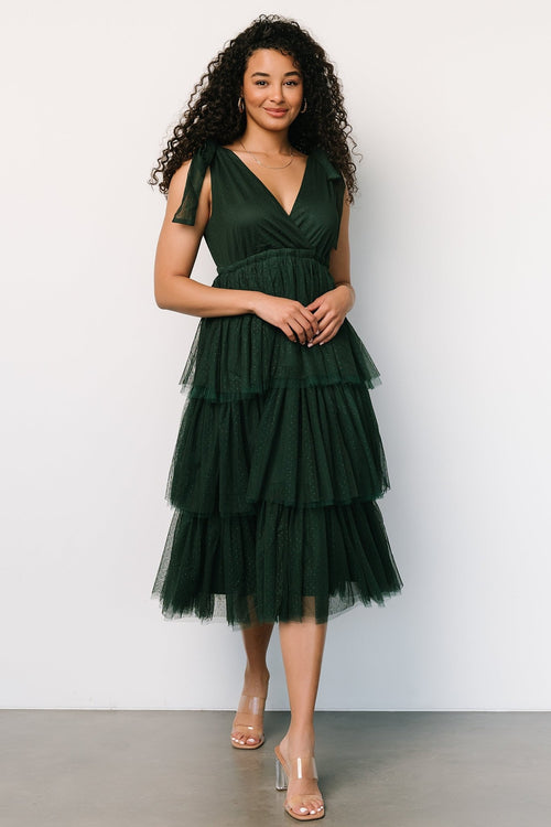 DAZE DAYZ Plunge Dress - Jade