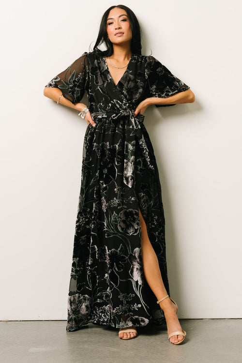 Evelyn Smocked Waist Maxi Dress – I Heart Unicorns Boutique