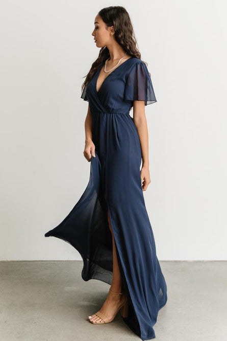 Vaughnie Maxi Dress | Navy | Baltic Born