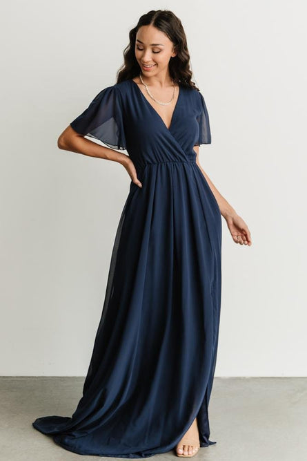 Vaughnie Maxi Dress | Navy | Baltic Born