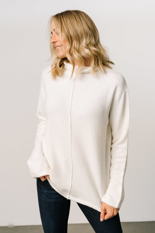 Zola Bell Sleeve Sweater, Topaz