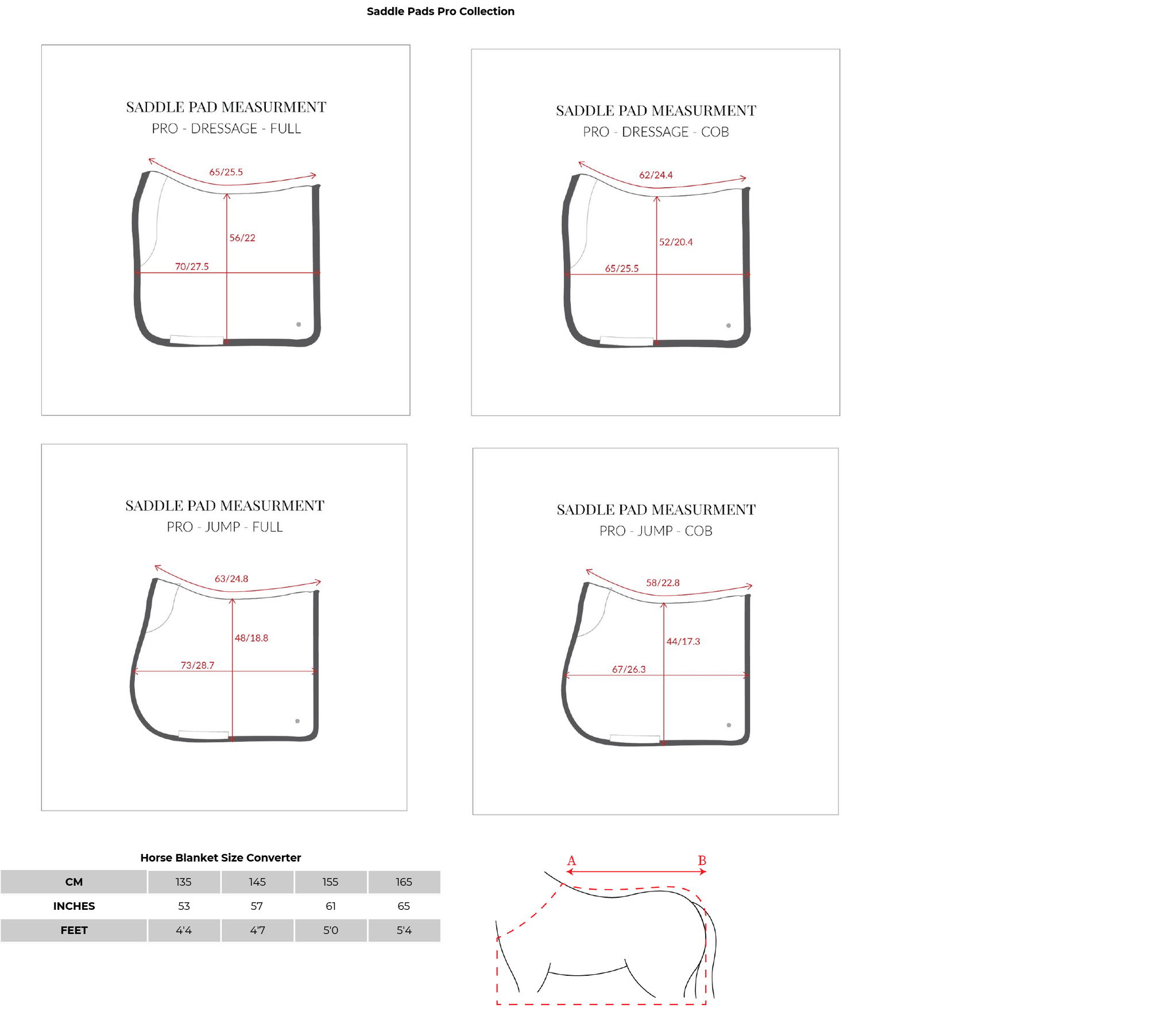 Size Charts Ps Of Sweden Equizone Online