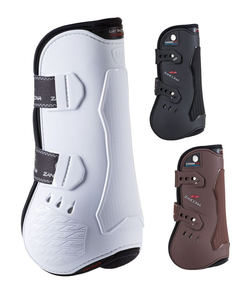 white tendon boots