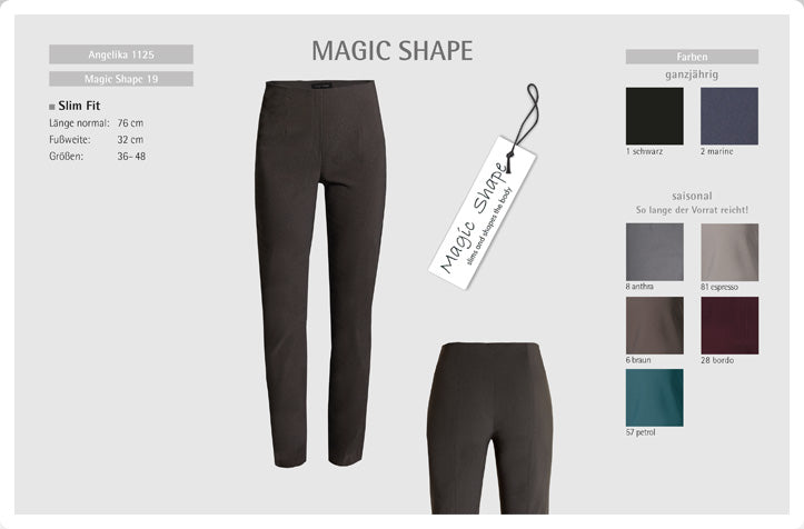 Magic Shape Trousers Angelika 1125 Slim 