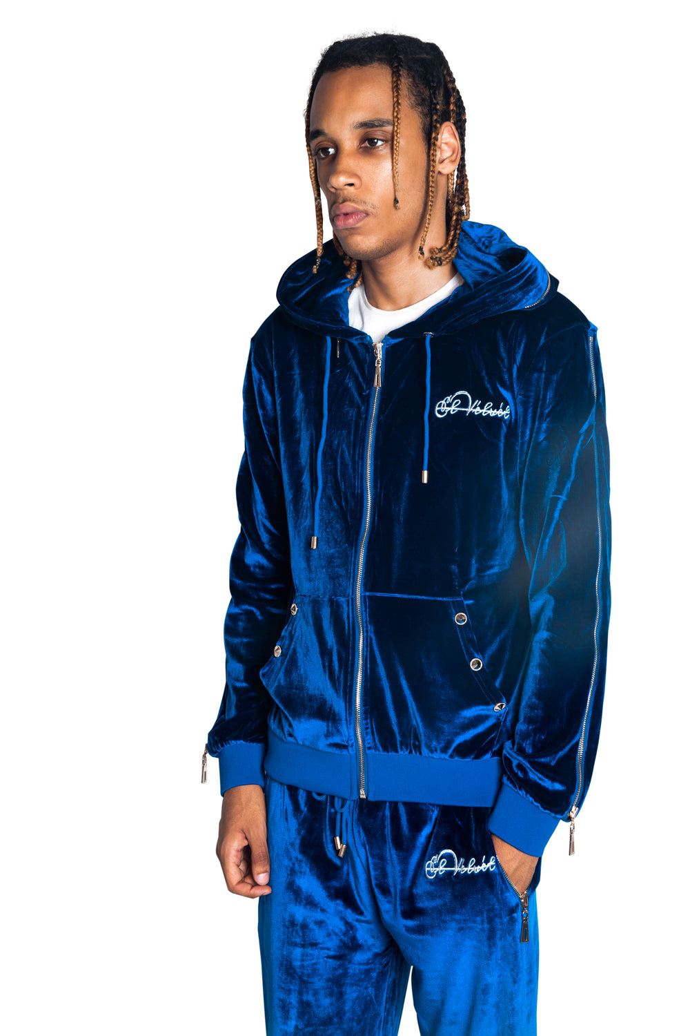 mens velvet sweatsuit