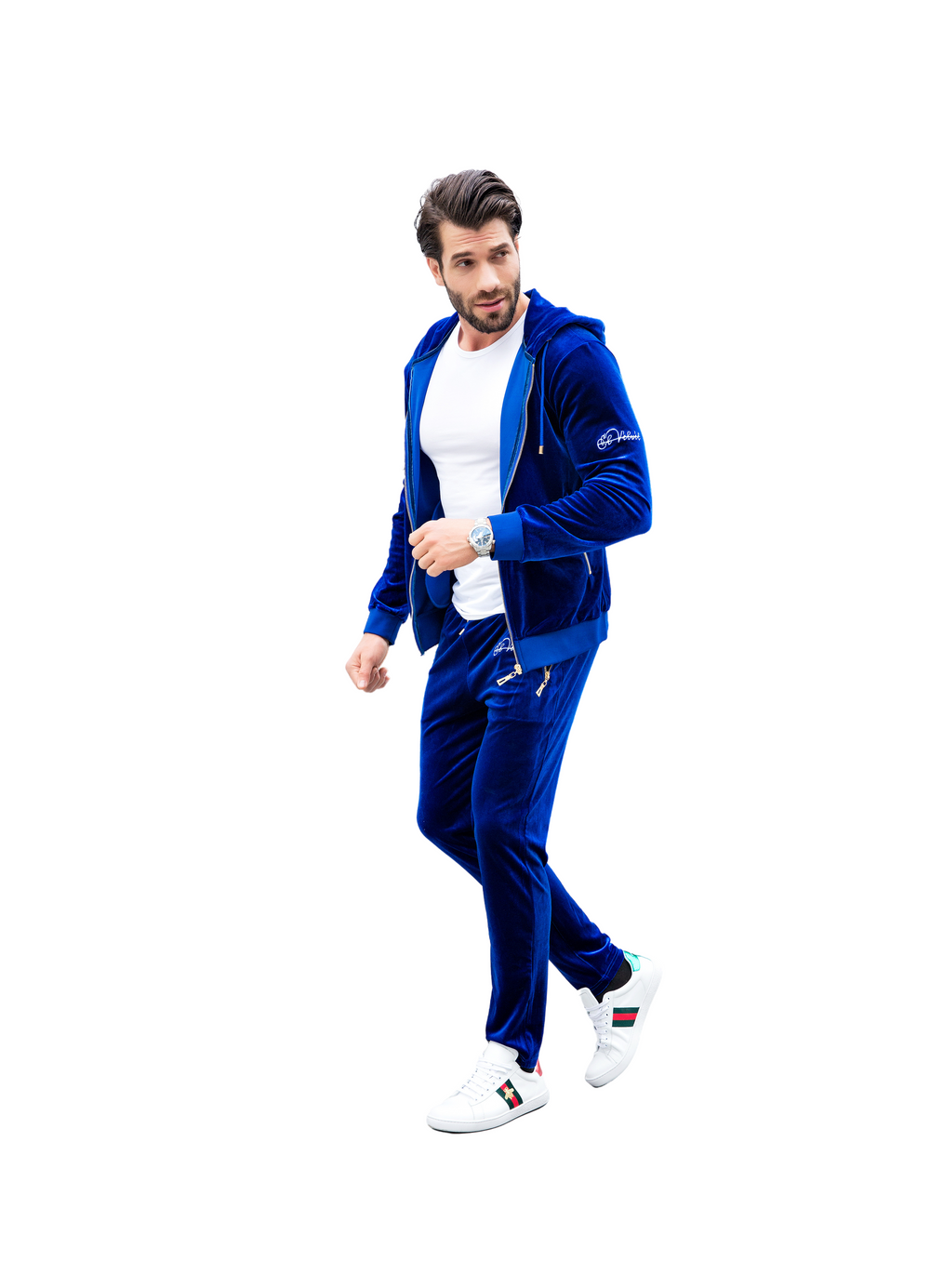 mens royal blue tracksuit