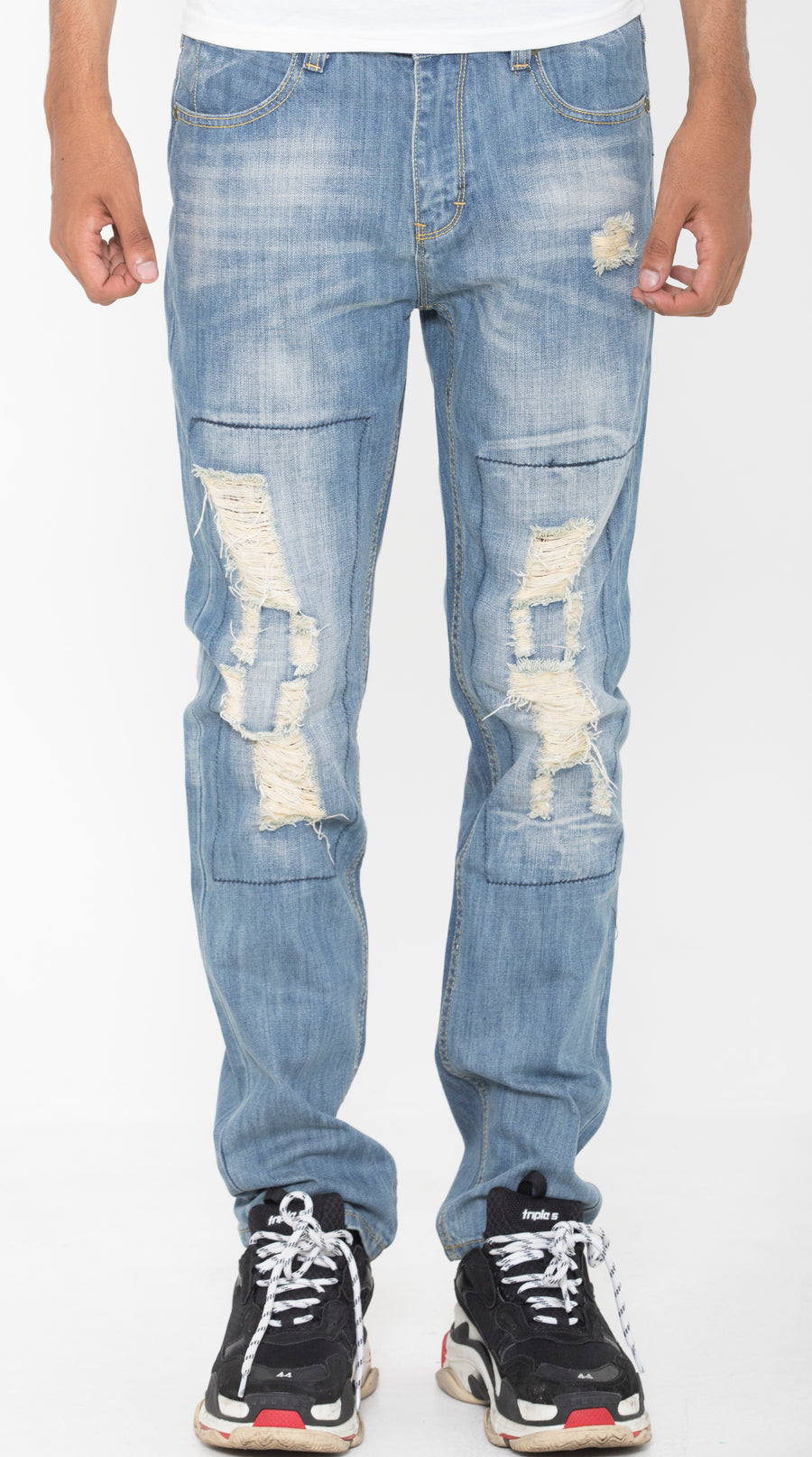 Double BS RIP JEANS  El V lv t