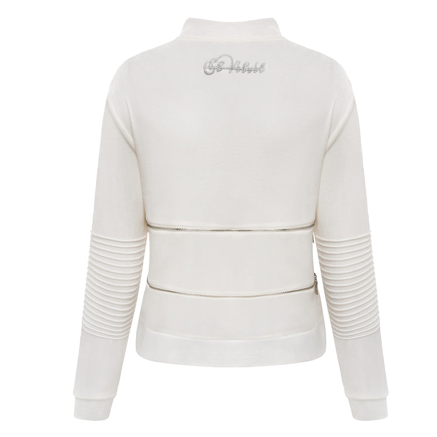 Limited edition Women White Vélvét Tracksuit - Full tracksuit – El Vélvét