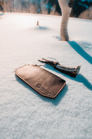 renegade slim minimalist leather wallet zipper