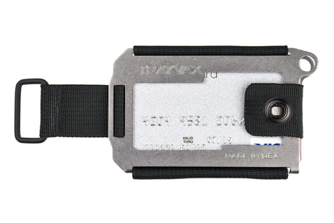 Vegan stainless steel wallet