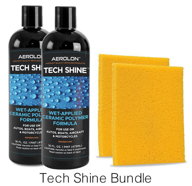 Buy Tech Shine™ 16oz Bottle and Pad  Aerolon Professional Detailing  Products