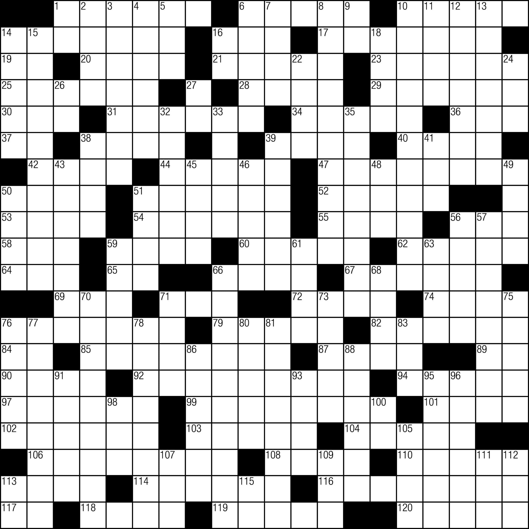 Gigantic Crossword Clue