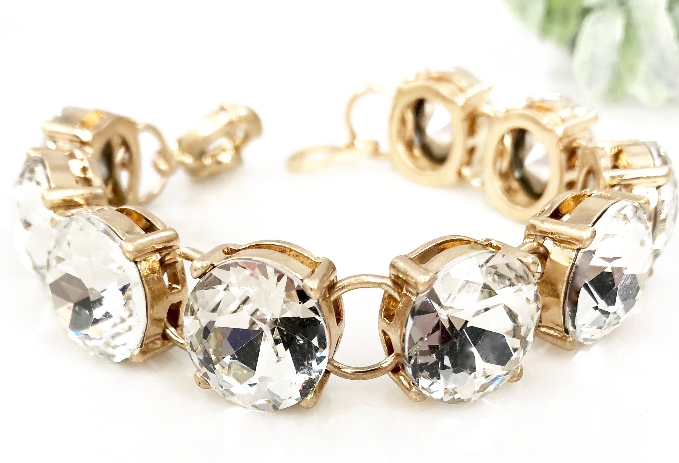 Crystal Clear Crystal Bracelet