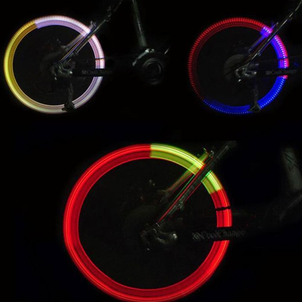 Tire Valve Lights - Bicycle Safety Lights - Ride Fashion - SSS Corp.