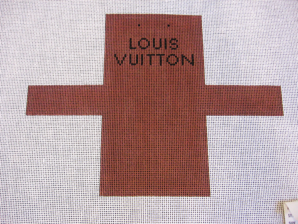 Needlepoint Louis Vuitton Shopping Bag Ornament Canvas – Needlepoint Inc