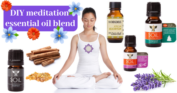 DIY homemade natural pure organic meditation aromatherapy essential oils relax