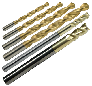 80% Ar-15 Lower Receiver Tool Kits - 1/4"- 3 Flute - 3/4" LOC - 4" OAL - ZrN Coated 80% AR15-AR10 Lower Receiver Jig End Mill