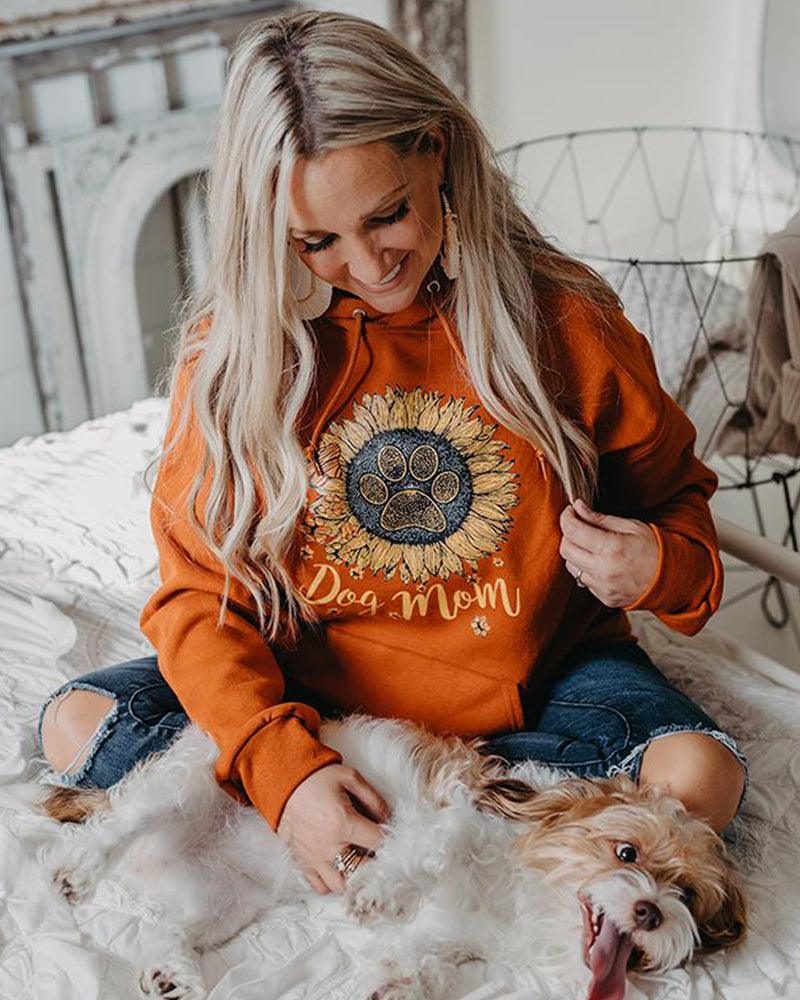ON SALE: Dog Mom Hoodie for Women Free Paw Necklace Popular Comfortable  Woman's Sweatshirt Winter Clothing Gift for Her, Rescue Dog 