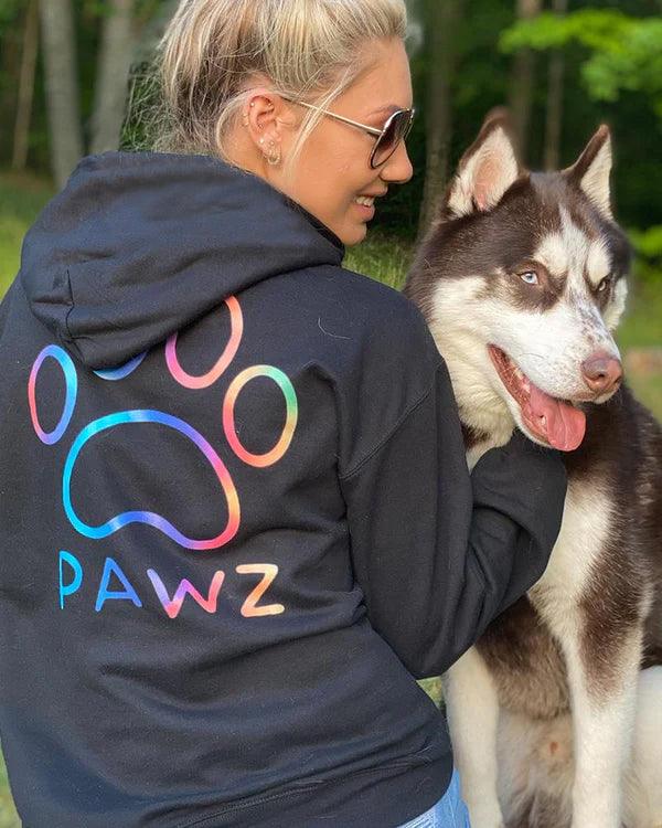 pawz dog mom hoodie