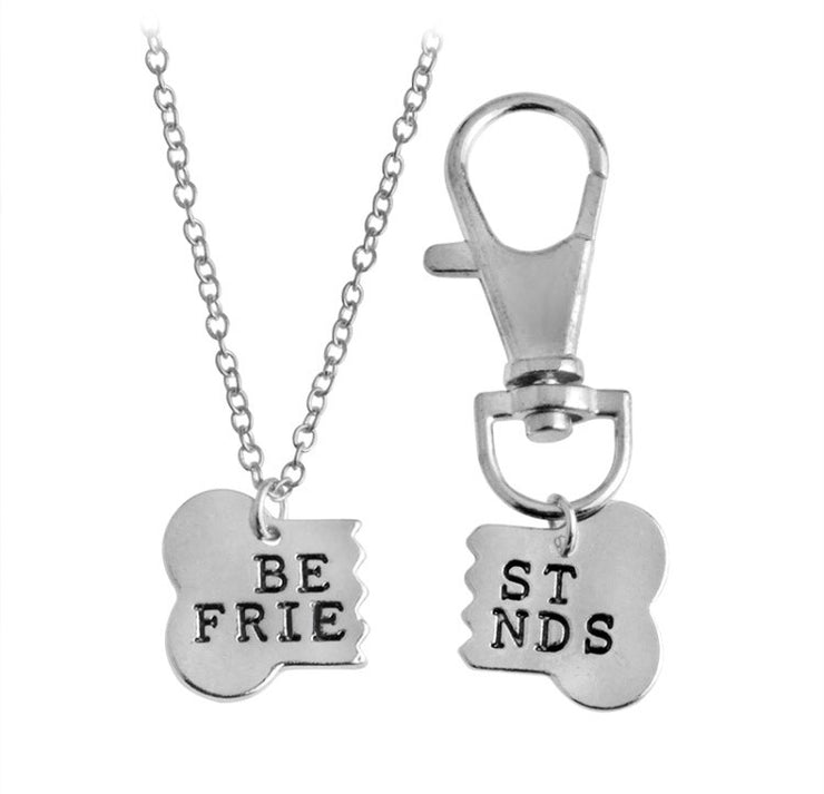 dog and owner best friend necklace