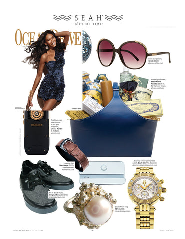 Ocean Drive Magazine features SEAH® jewelry