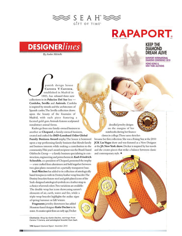 Rapaport features SEAH® bracelets