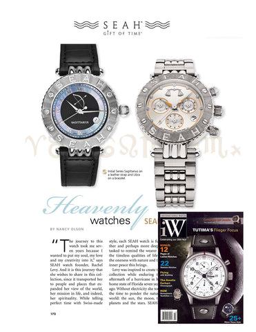 International Watch Magazine can't get enough of our SEAH® Watch collection
