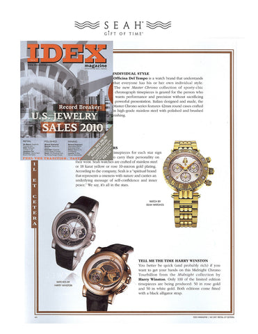 IDEX Magazine features our SEAH® Astrology watches
