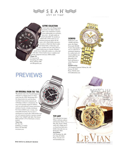 Watch and Jewelry features SEAH® watches