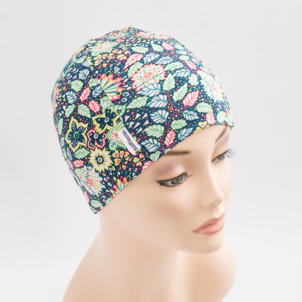 Liberty Elodie Floral Cancer Alopecia Chemo Breathable Cotton Thin Hat ...