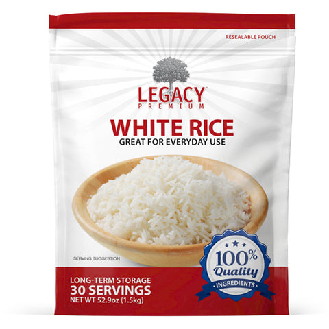 Long Shelf Life Parboiled Rice Food Storage Supply Legacy Food Storage