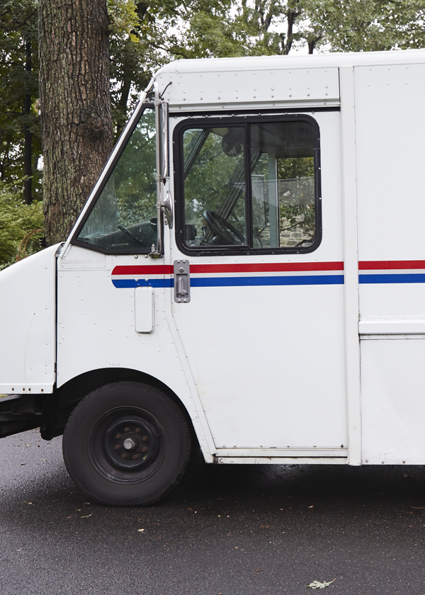 Lookbook Striped Mail Truck