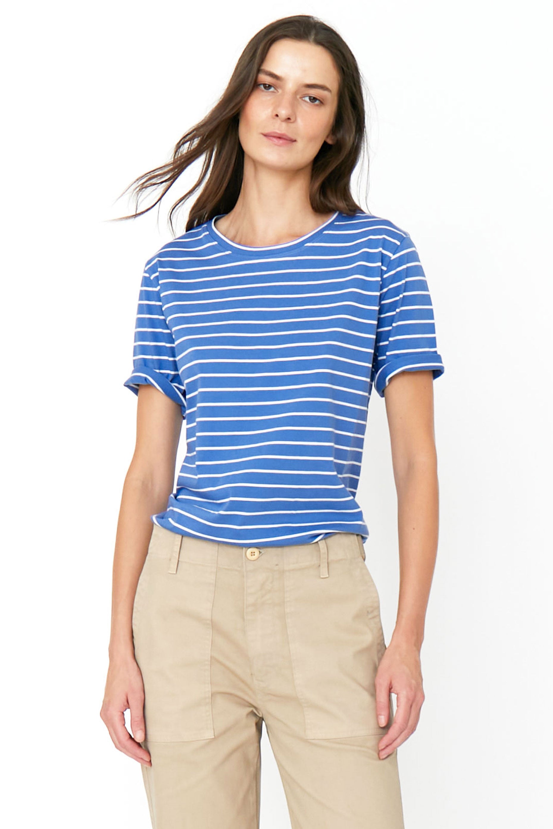 Modern Denim White Kule Spring240151 Crop