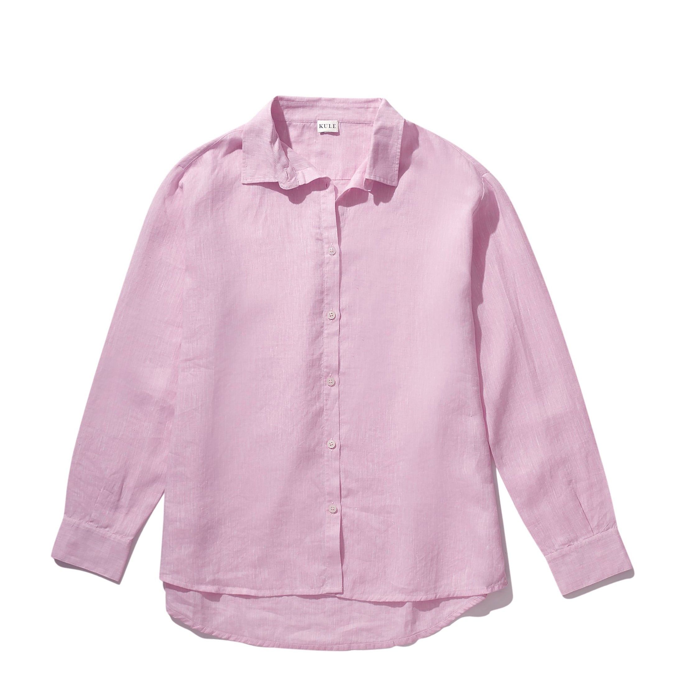 The Linen Oversized Hutton - Pink – KULE