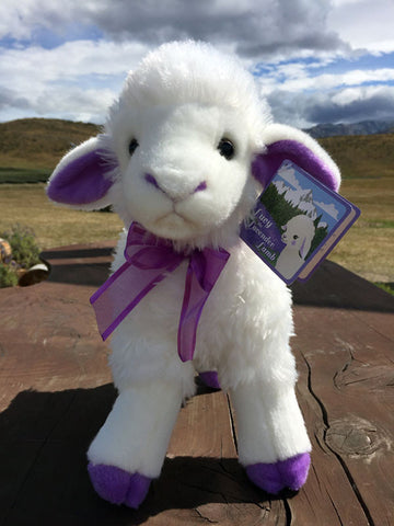 lavender lamb stuffed animal