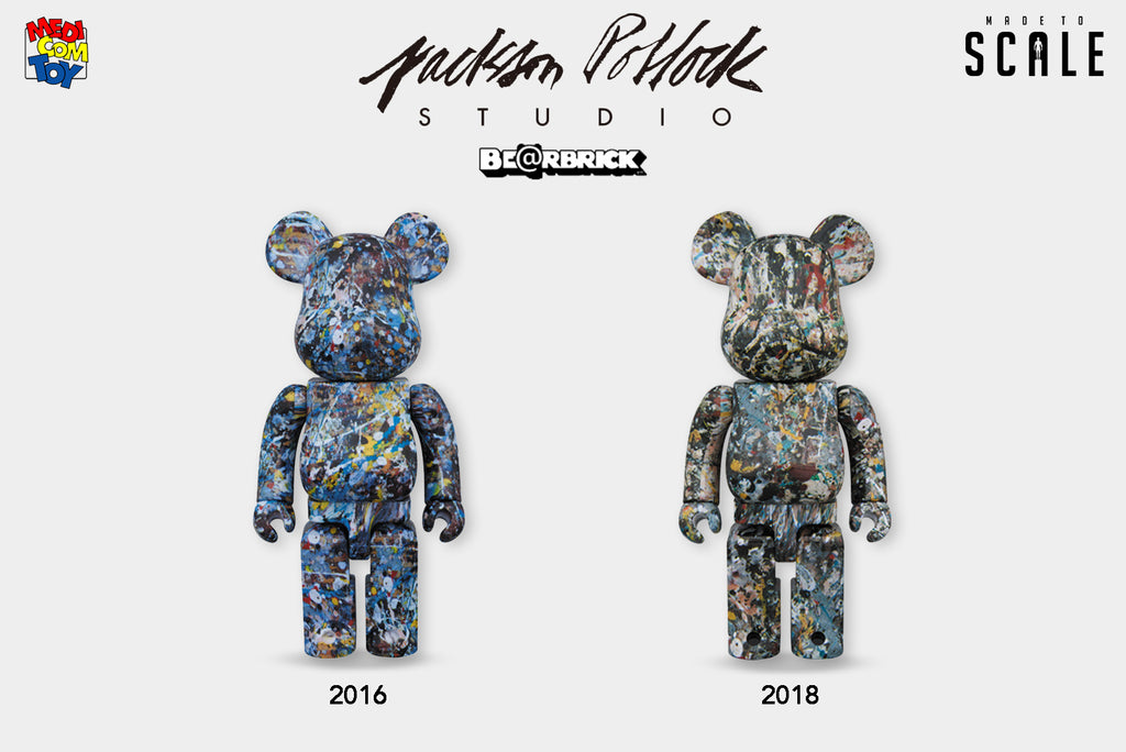 jackson pollock bearbrick