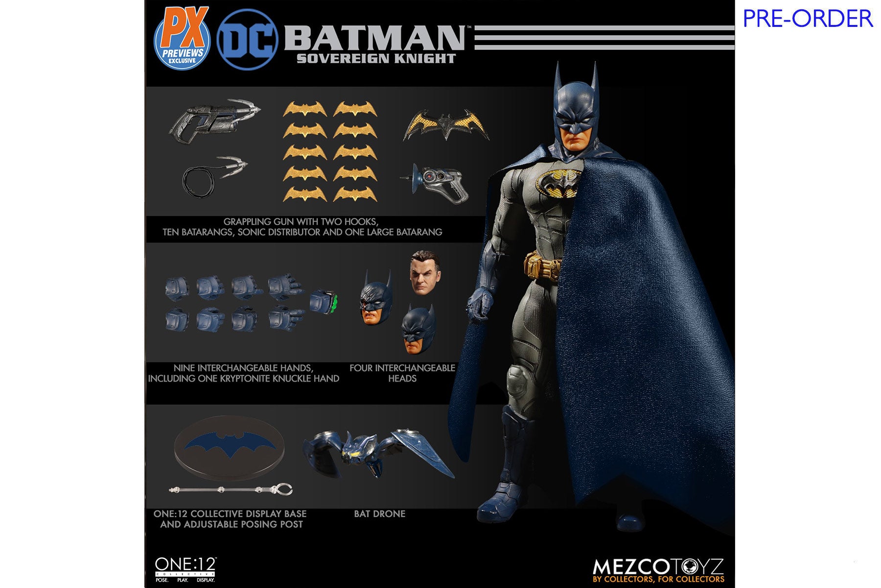 mezco sovereign knight batman px