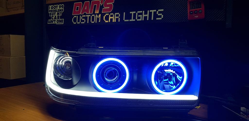 80 series landcruiser angel eye headlights